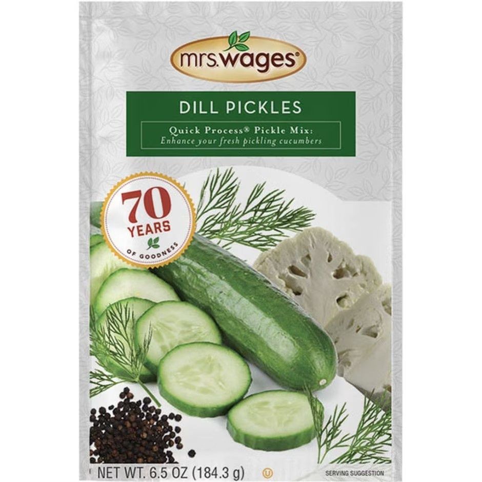 MRS. WAGES QUICK PROCESS DILL PICKLE MIX, Size: 6.5 oz