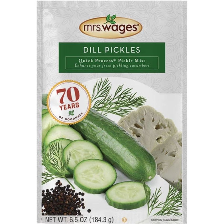 MRS. WAGES QUICK PROCESS DILL PICKLE MIX, Size: 6.5 oz