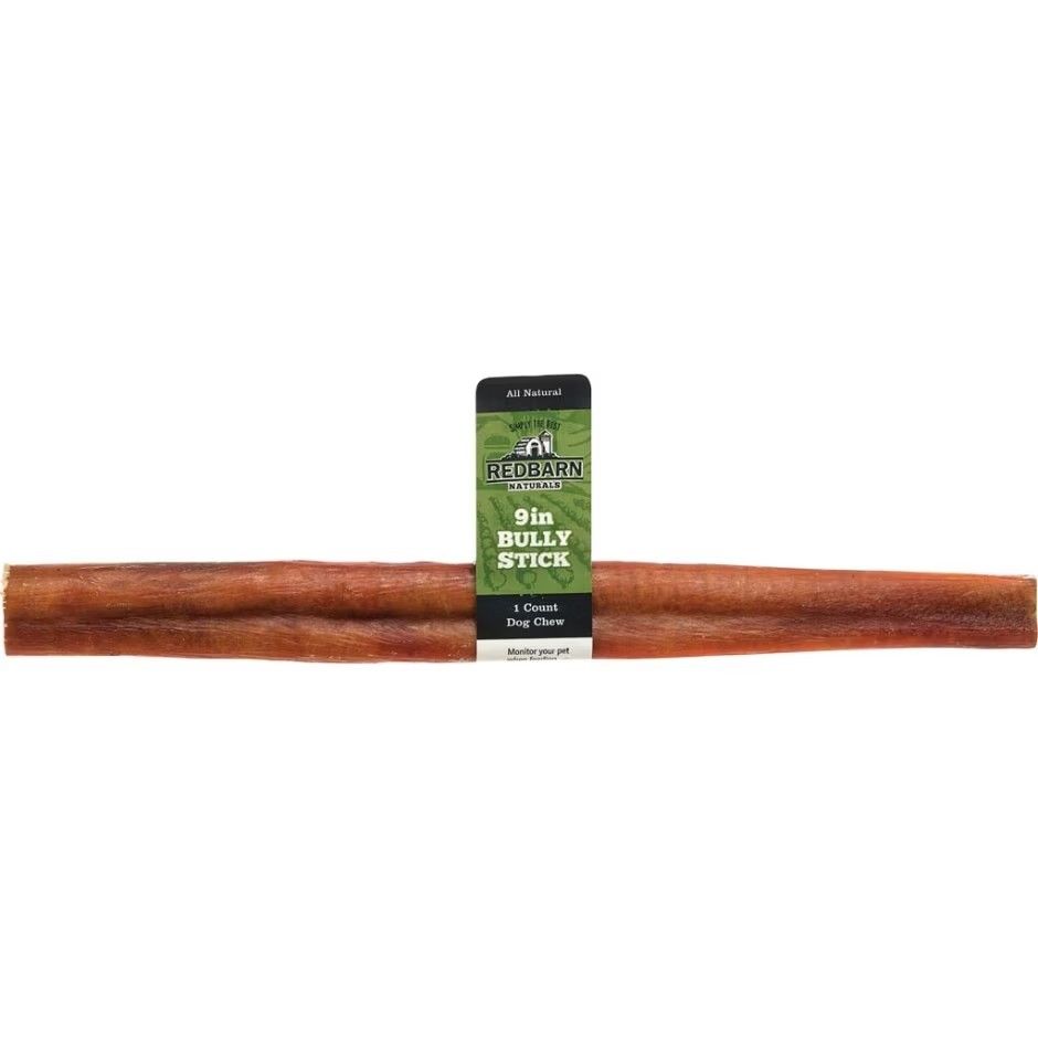 REDBARN NATURALS BULLY STICK CHEW, Size: 9 in
