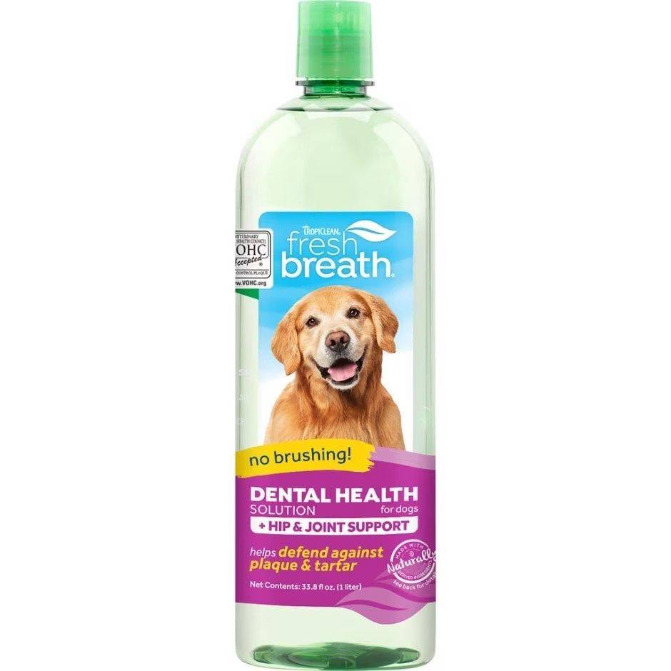 FRESH BREATH WATER ADDITIVE PLUS HIP &amp; JOINT, Size: 33.8 oz