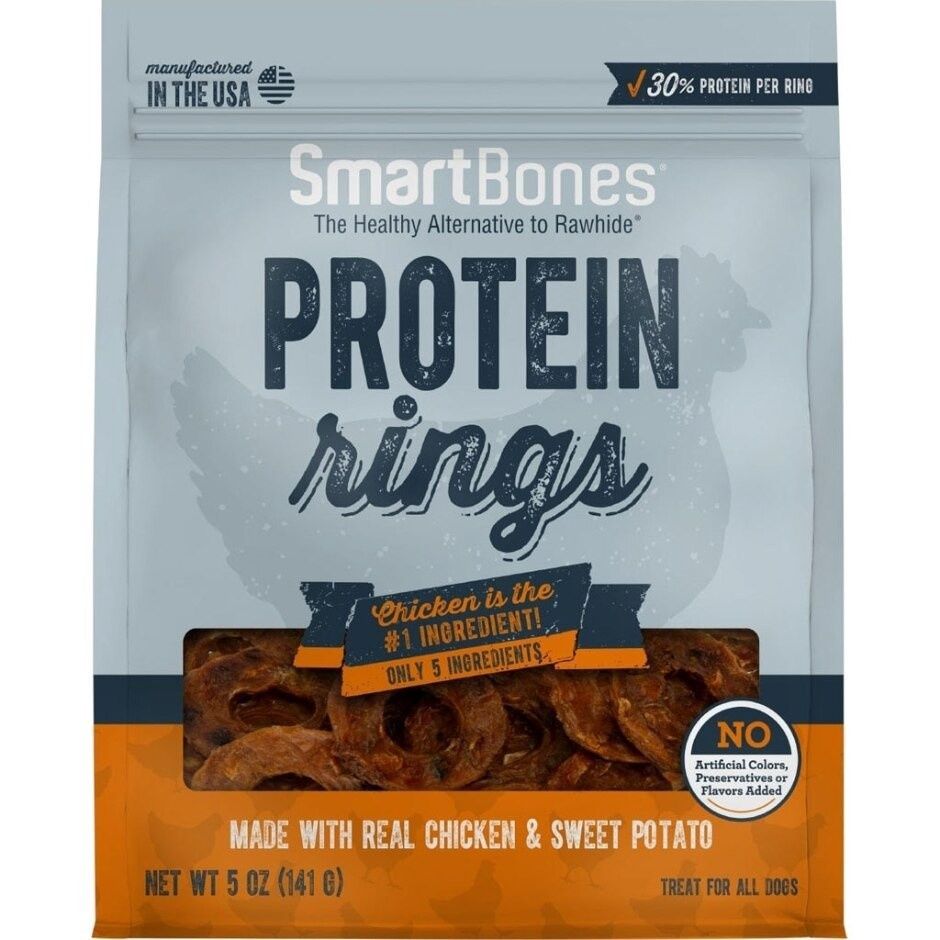 SMARTBONES PROTEIN TREAT RINGS, Flavor: Chicken &amp; Sweet Potato