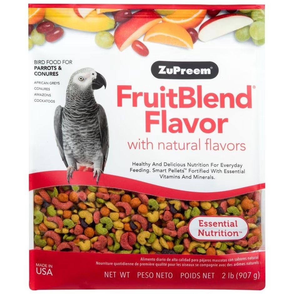 FRUITBLEND FLAVOR PARROTS/CONURES FOOD, Size: 2LB