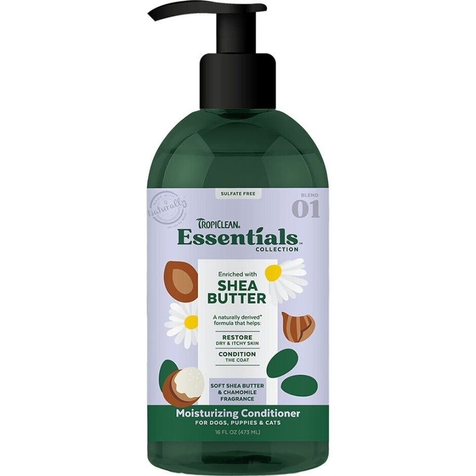 ESSENTIALS SHEA BUTTER CONDITIONER FOR DOGS, Size: 16 oz