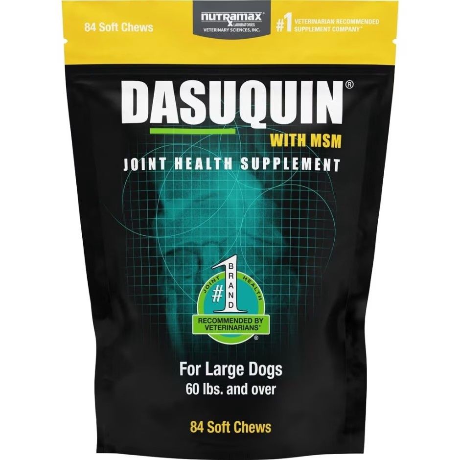DASUQUIN JOINT SUPPLEMENT WITH MSM CHEWS FOR DOGS, Size: LG