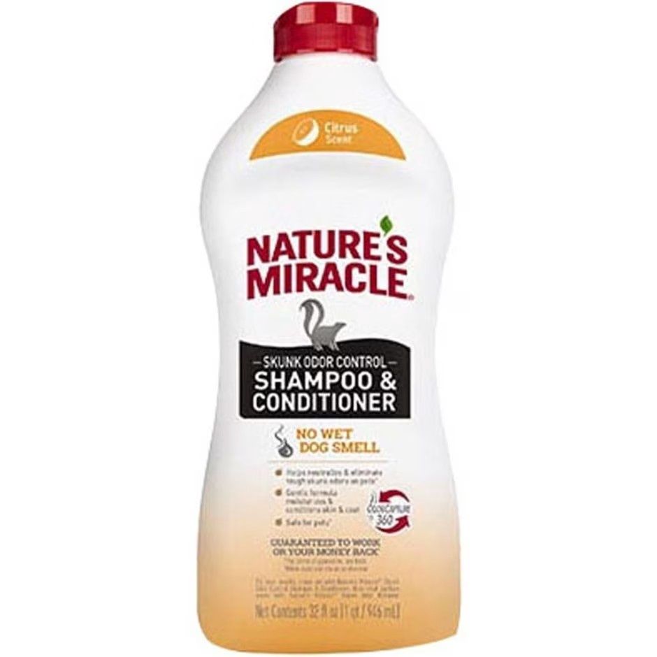 NATURE'S MIRACLE SKUNK REMOVER SHAMPOO, Type: Citrus