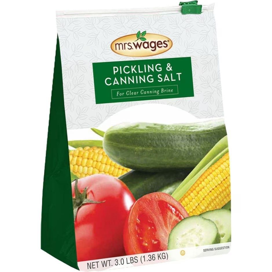 MRS. WAGES PICKLING &amp; CANNING SALT, Size: 3 lb