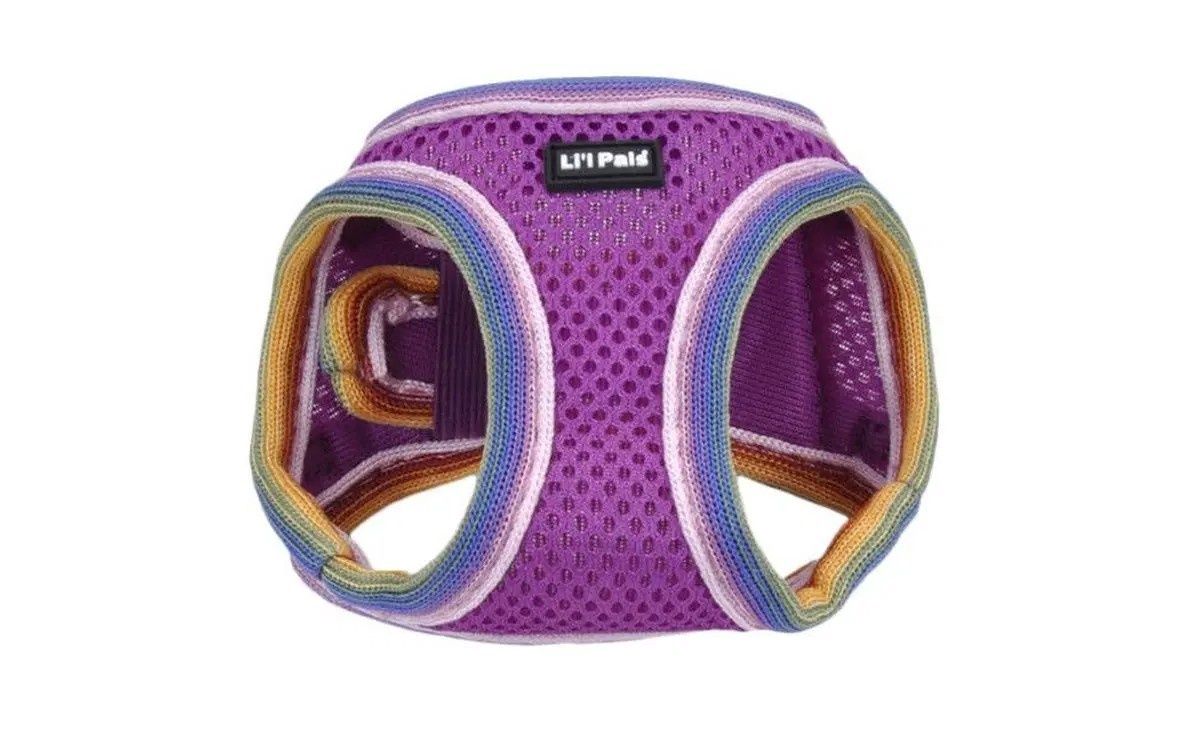 Lil Pals Mesh Step-In Dog Harness X-Small Orchid