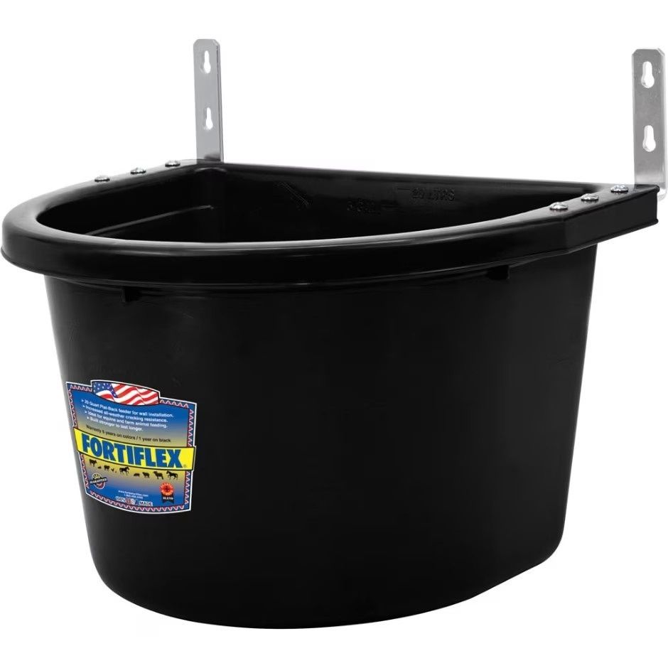 FORTIFLEX OVER THE FENCE FEEDER, Color: Black