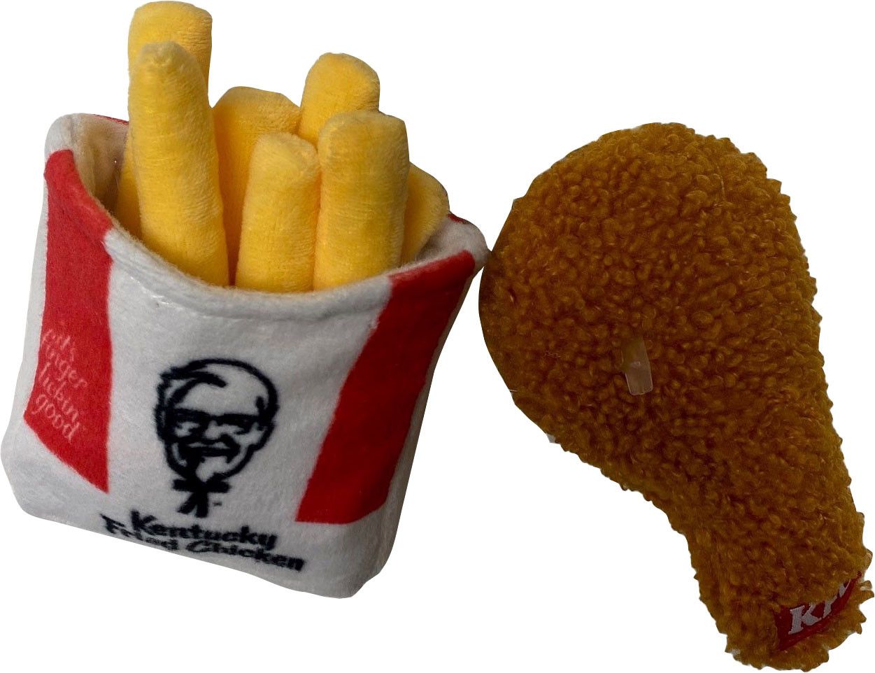 Spot KFC Plush Fries &amp; Drumette 2 PK