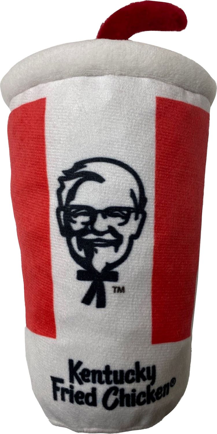 Spot KFC Plush Soda with Straw Dog Toy 6 In