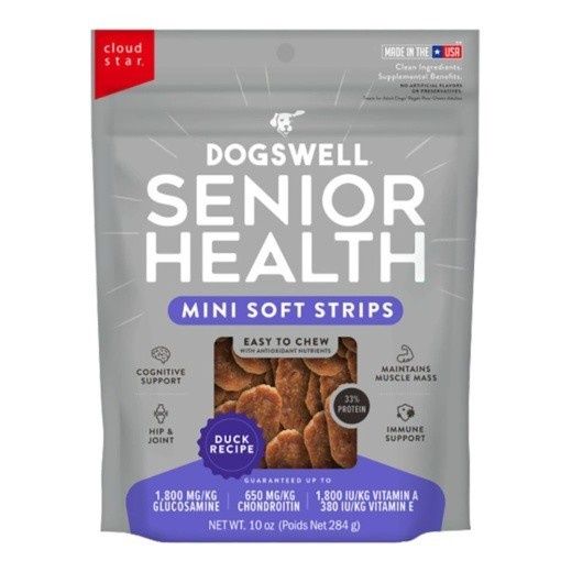 Dogswell Mini Soft Strip Duck Senior 10oz