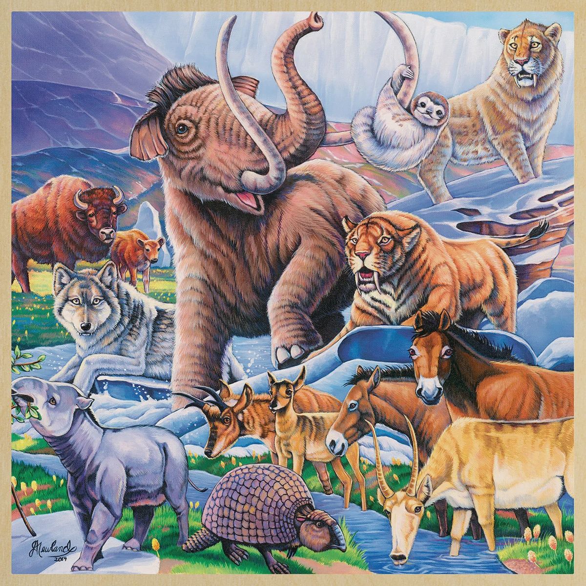 Ice Age Friends 48pc Wood Puzzle