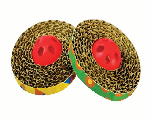 Petstages Spin and Scratch Cat Toy - 2 Pack  Multi  One-Size