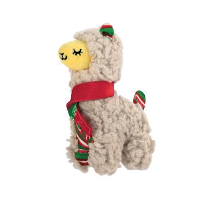 KONG Holiday Softies Scrattles Llama Toy for Cats, X-Small