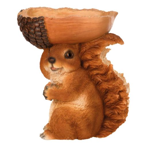 Esschert Design Feeding Bowl Acorn with Squirrel 18,5x10x20,5 Cm