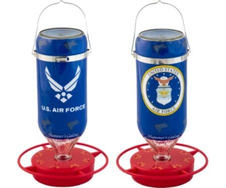 US Air Force Hummingbird Feeder Blue 32 Oz