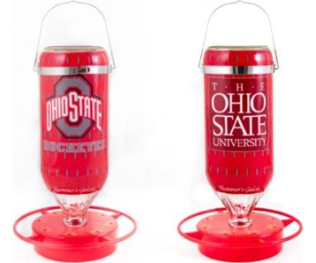 The Ohio St University Hummingbird Feeder Red 32 Oz