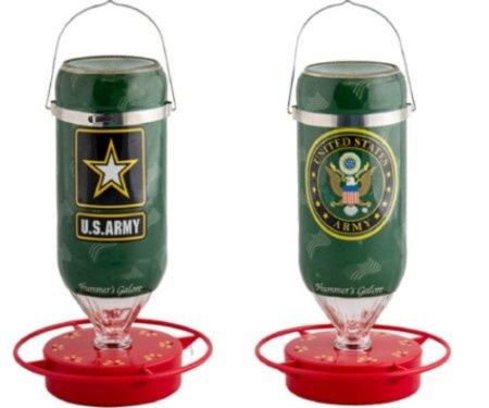 US Army Hummingbird Feeder Green 32 Oz