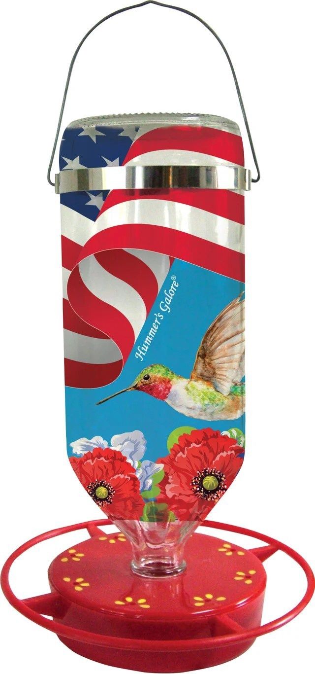 Hummer's Galore All American Hummingbird Feeder 16 Oz