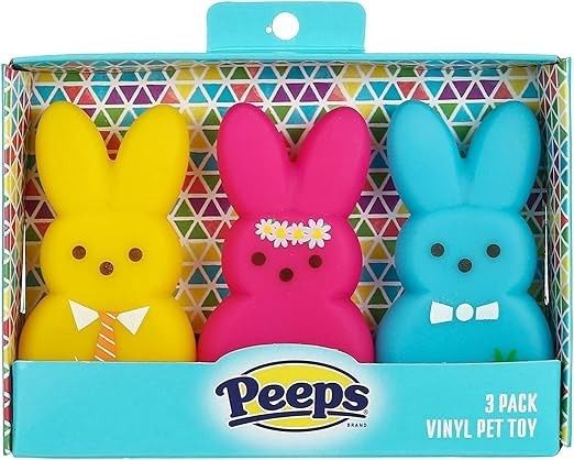 Peeps 3 Pack Dog Toy