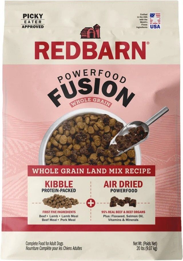Redbarn Whole Grain Fusion Lamb/Beef - 20#