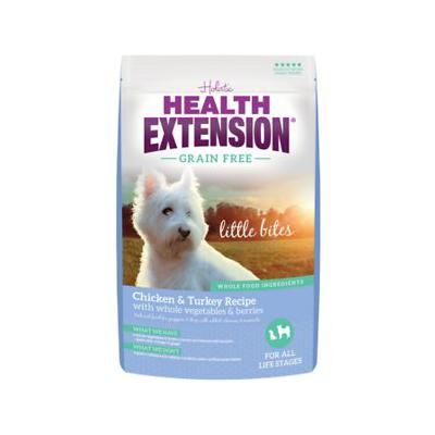 Health Extension Little Bites Grain-Free Chicken &amp; Turkey Recipe Dry Dog Food, 3.5-lb Bag