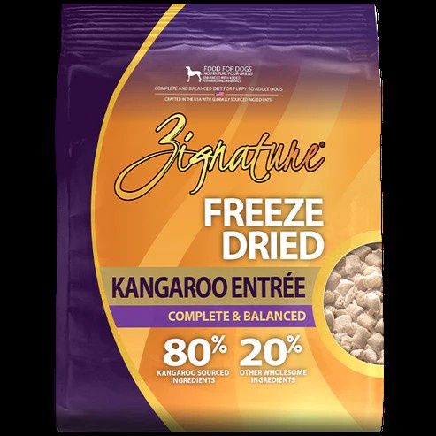 Zignature Freeze Dried Kangaroo Entree -4oz