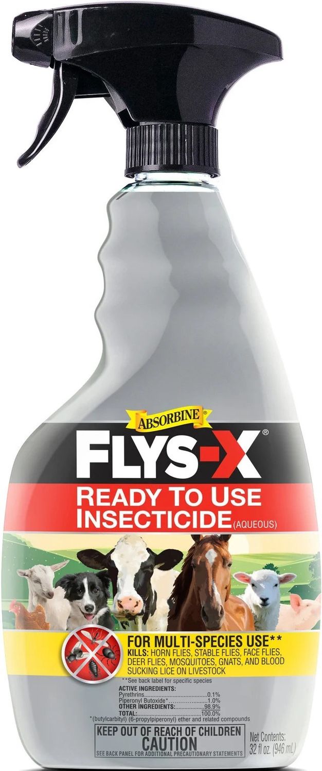 Absorbine Flys-X Insecticide for Livestock - 32 OZ