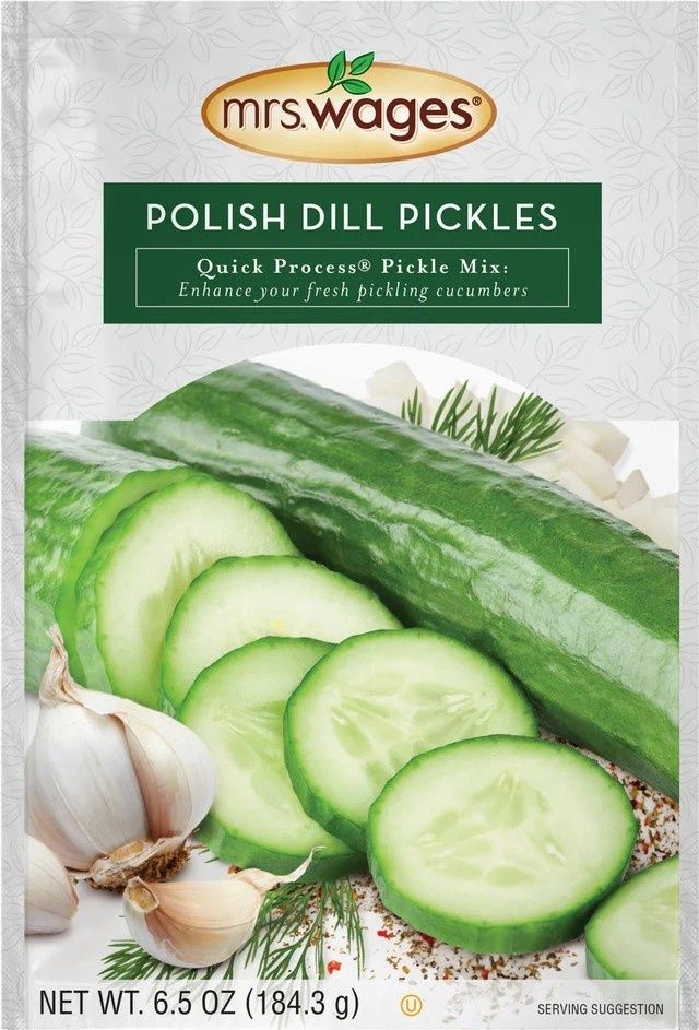 Mrs. Wages Quick Process Polish Dill Pickles Mix 6.5 oz