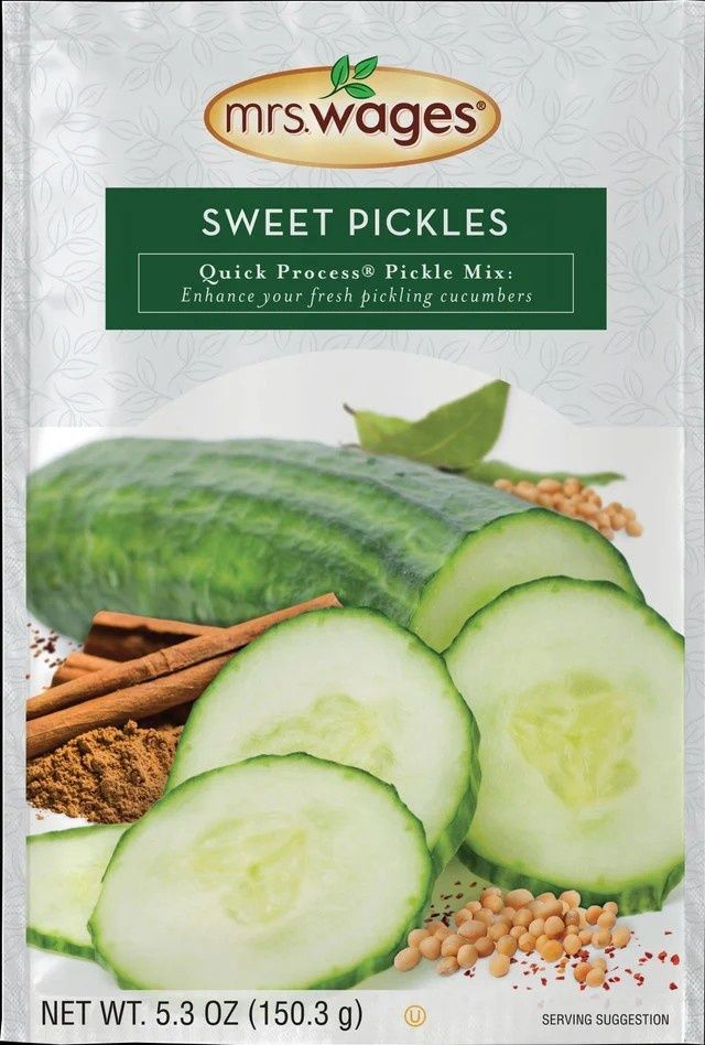 Mrs. Wages Quick Process Sweet Pickles Mix 5.3 oz