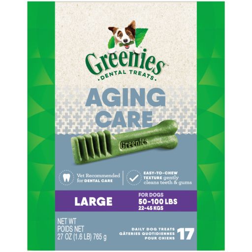 Greenies Aging Care Dental Treats for Dogs  27 oz Box
