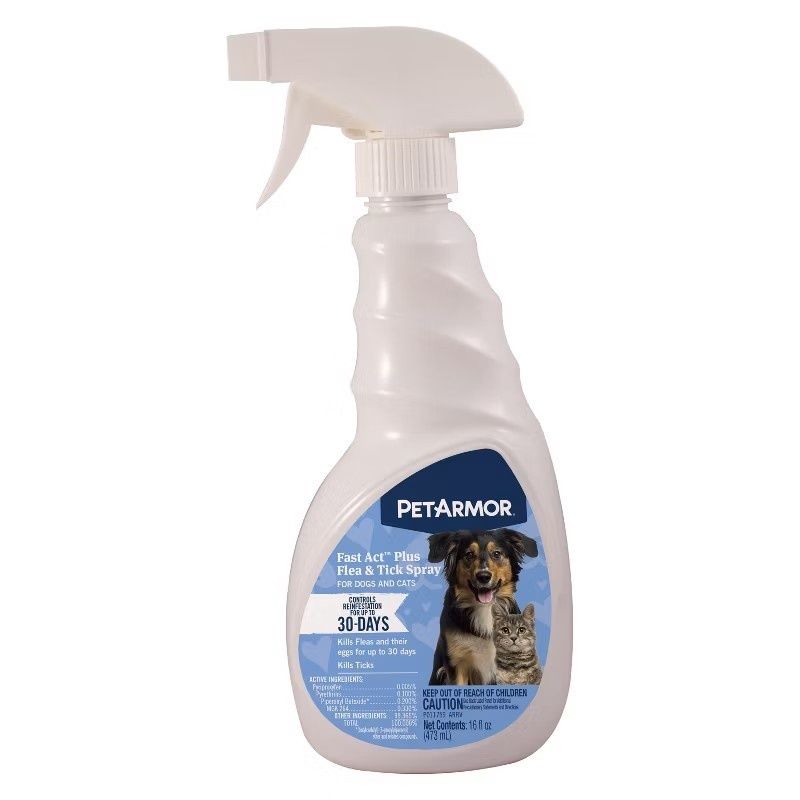 Pet Armor Fast Act Flea &amp; Tick Spray - 16 OZ