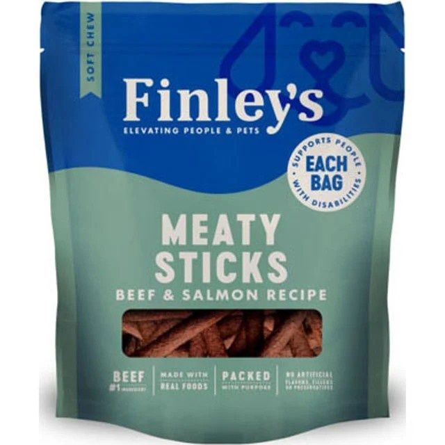 Finley's Beef &amp; Salmon Meaty Sticks - 5 oz
