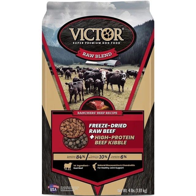 VICTOR Raw Blend Rancher's Beef - 4LB.