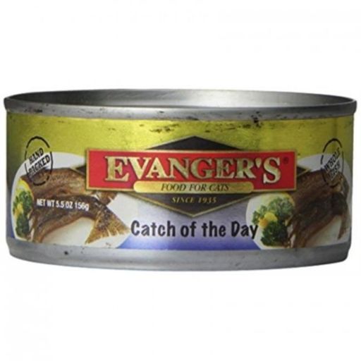 Evanger's Hand Packed Catch of the Day Uncut Sardines for Cats - 5.5 oz cans