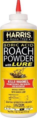 Harris 99% Boric Acid Roach Powder 16oz