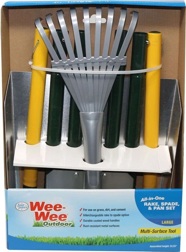 Wee Wee All In One Rake Spade Pan Set-LRG