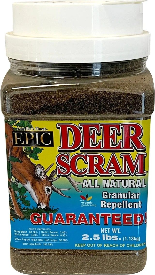 Deer Scram All Natural Granular Repellent-2.5 LB