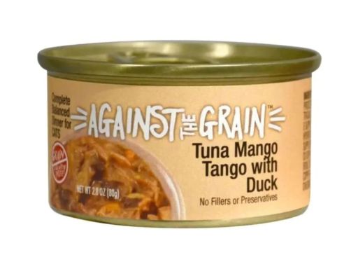 Against the Grain Tuna Mango Tango With Duck Dinner Wet Cat Food 2.8 Oz Can