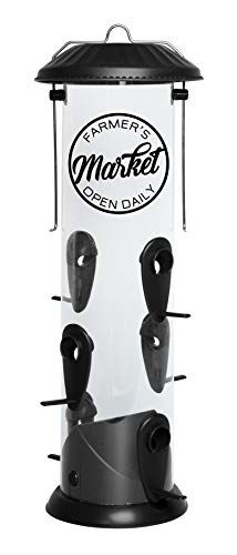 Nature 's Way Plastic 3 Qt. Farmhouse Easy Clean Tube (Bird Feeder)