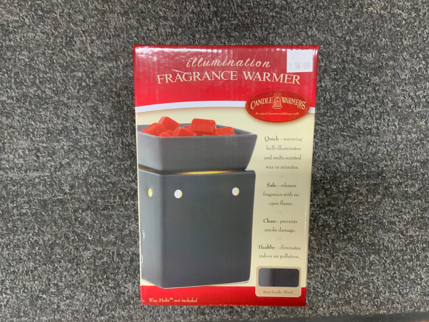 Candle Warmer Illumination Fragrance Warmer-Black