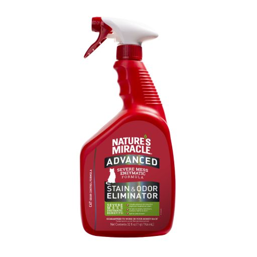 NATURE'S MIRACLE ADV STAIN &amp; ODOR REMOVER FOR CATS-32OZ