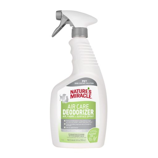 Nature's Miracle Air Care Fabric and Surface Spray Aloe Rain Scent Pet Odor Eliminator Deodorizer 24 fl. oz., 24 FZ