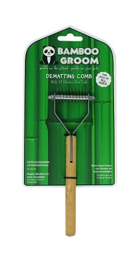 Pet Adventures Bamboo Groom Dematting Comb SMALL