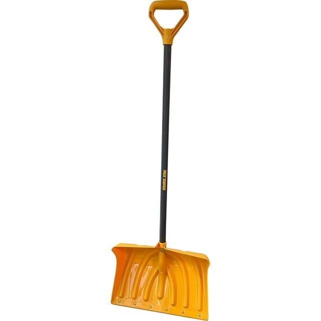 True Temper Poly Snow Shovel W/D-Grip &amp; Wear Strip