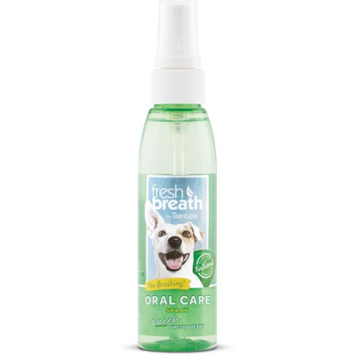 TropiClean Fresh Breath Oral Care Spray for Dogs and Cats  4oz 7