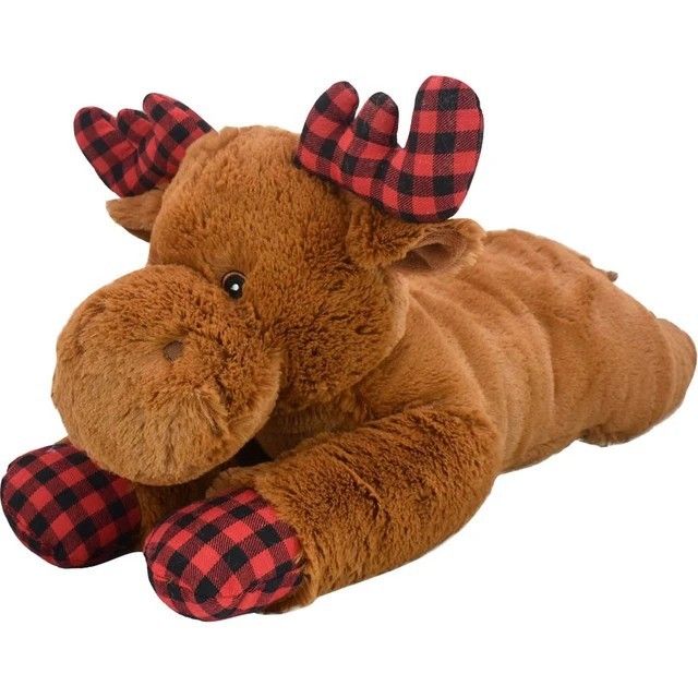 Jumbo Laying Moose Dog Toy