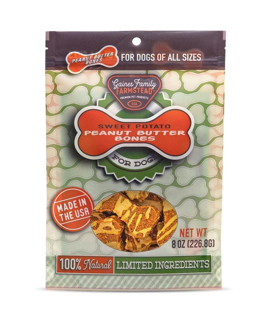 Gaines Sweet Potato Peanut Butter Bones - 8 OZ