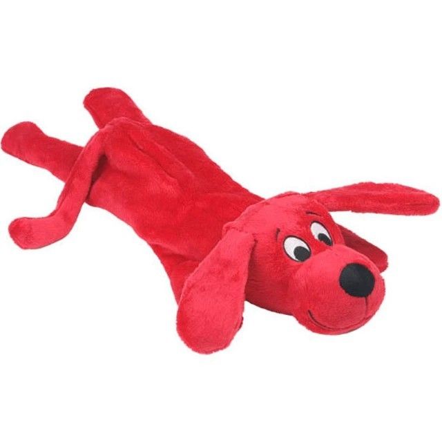 Clifford Skinny Furry Friend Plush Dog Toy