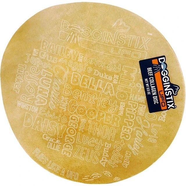Dogginstix Beef Collagen Ufo